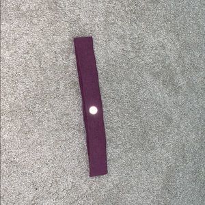 purple lulu lemon headband
